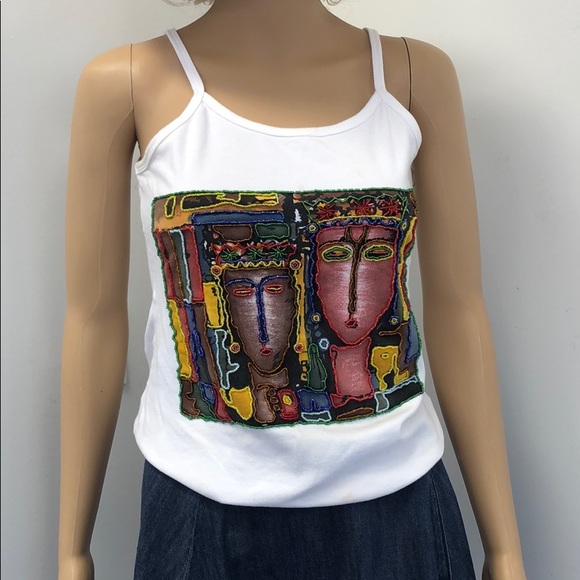 C-R-A-Z-Y SUPER SALE! Dresses & Skirts - 🔴Art Wear Beaded Tank